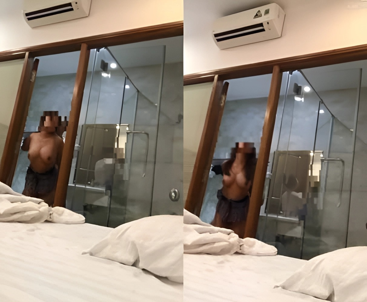 Une levrette dans la salle de bain parce qu'elle est tellement excitée